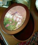 Rosewood-finish memory box